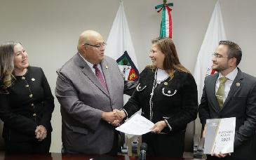 Recibe Congreso del Estado informe 2025 del Tribunal de Justicia Administrativa de Sonora
