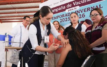 Arranca en Banámichi la Campaña Estatal de Vacunación Invernal 2025-2026