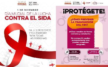 Secretaría de Salud de Sonora destaca avances y retos en la lucha contra el VIH/Sida