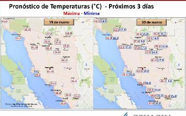 Coordinación Estatal de Protección Civil alerta por altas temperaturas y vientos en Sonora