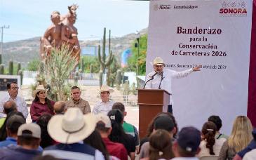 Inician modernización de carreteras federales en Sonora con inversión millonaria