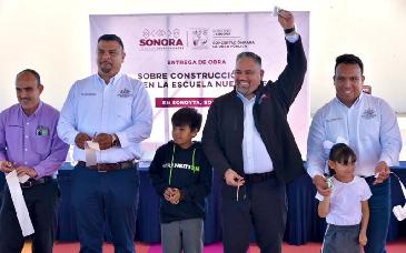 Refuerzan infraestructura educativa en Sonoyta con inversión estatal en primaria Nueva Creación