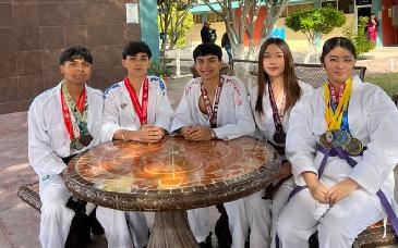 Cinco estudiantes del Conalep San Luis Río Colorado buscan clasificar a la Olimpiada Nacional Conade 2026 en karate