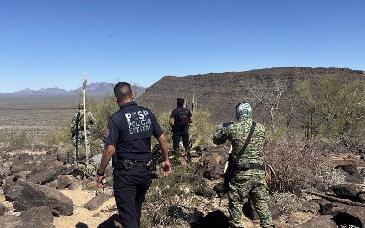 PESP asegura vehículo con reporte de robo y cargadores con cartuchos en operativos en Nogales y Sonoyta