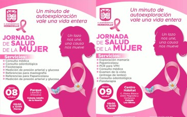Hermosillo realizará Jornadas de Salud de la Mujer en tres colonias