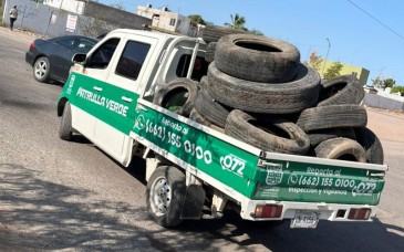 Retiran 567 llantas en jornada Llantatón por Nuestra Salud en Hermosillo