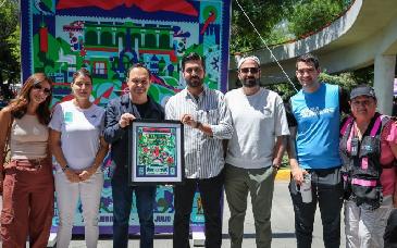 Revelan póster oficial del Mundial FIFA 2026 en San Pedro Garza García en Nuevo León