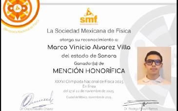 Talento sonorense al tope: Estudiantes de Cobach conquistan medallas en la Olimpiada Nacional de Física 2025