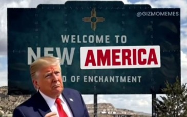  Trump vuelve a llamar “Nueva América” a Nuevo México y difunde mapas expansionistas