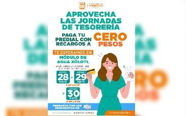 Tesorería Municipal realizará jornada de descuentos en predial en Valle del Márquez