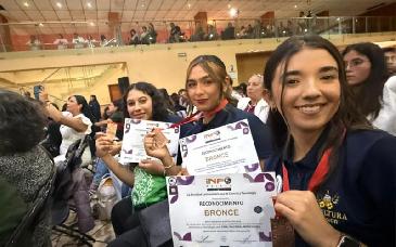 Estudiantes de Cecyte Esqueda ganan bronce en Infomatrix México 2026
