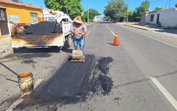 Bachean calles y bulevares de distintos sectores de Hermosillo