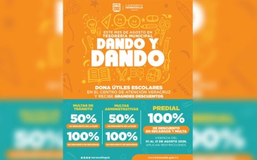 Lanza Hermosillo programa para canjear útiles escolares por descuentos en adeudos