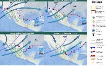 Frente frío y río atmosférico provocarán marcado descenso de temperatura en Sonora