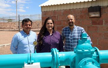 Invierten 10 millones de pesos para reforzar suministro de agua potable en Agua Prieta