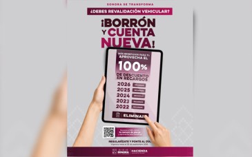 Amplía Sonora descuentos del programa Borrón y Cuenta Nueva para adeudos vehiculares