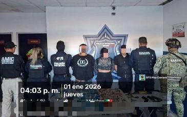 Estrategia de seguridad logra detención de 71 personas y el aseguramiento de drogas y armas en Sonora