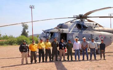 CEPC reporta avance en control de incendio forestal en Arivechi