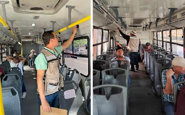 Supervisan aire acondicionado en transporte urbano de Sonora ante temporada de calor