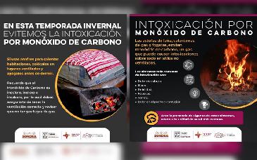 Advierten peligro por uso inadecuado de calentadores durante temporada invernal