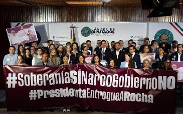 PAN pide juicio político contra Rocha Moya y buscará desaparición de poderes en Sinaloa