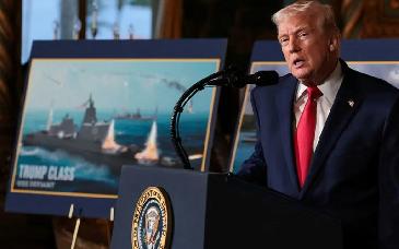 Trump presume poder naval, revive interés por Groenlandia y lanza buques “clase Trump”