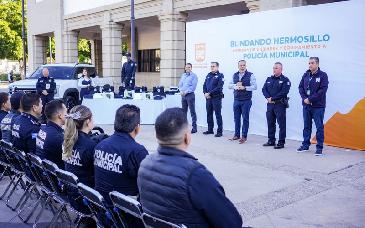 Antonio Astiazarán refuerza a la Policía de Hermosillo con patrullas híbridas, chalecos y dispositivos Taser&nbsp;
