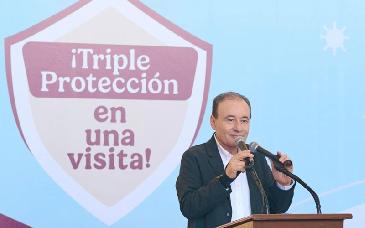 Sonora lanza campaña invernal con Macrocentro para aplicar vacunas contra Influenza, COVID-19 y Neumococo
