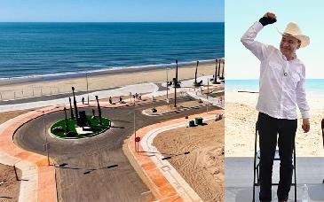 Alfonso&nbsp;Durazo consolida obras estratégicas en el litoral sonorense con avances históricos en malecones