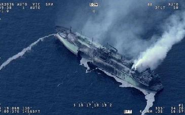 Barco de guerra iraní hundido por EU regresaba de un ejercicio militar organizado por India