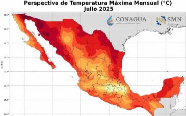 Protección Civil Sonora emite recomendaciones ante calor extremo y temporada de tormentas