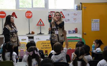IMTES lleva educación vial a niñas y niños con Mi Experiencia en Bus