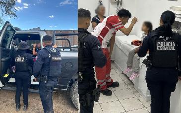 Auxilian a mujer y menor desorientados en zona fronteriza de Nogales