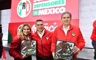 Designa PRI a Lupita Soto y Víctor Hugo Celaya como Defensores de México en Sonora
