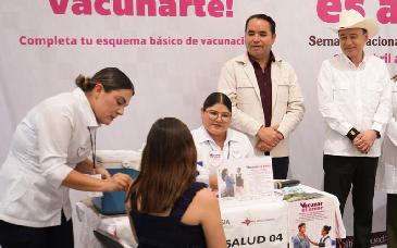 Invitan a vacunarse gratis en Sonora durante la Semana Nacional de Vacunación 2026