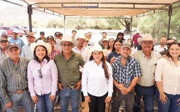 Sagarhpa entrega obra hidroagrícola para productores del Ejido Molino de Camou