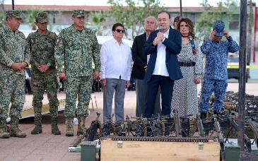 Dan golpe a la delincuencia en Sonora con destrucción de armamento asegurado en operativos coordinados