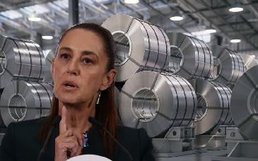 Sheinbaum presionará a EU para eliminar aranceles al acero, aluminio y autos en revisión del T-MEC