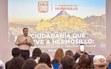Jóvenes del Tec de Monterrey inspiran proyectos que transforman Hermosillo, afirma alcalde Astiazarán