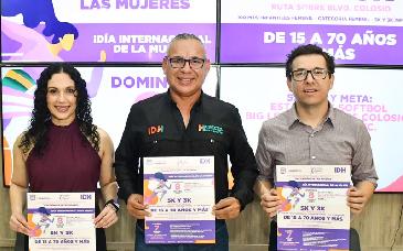 Invita Ayuntamiento de Hermosillo a participar en la 13va Carrera de las Mujeres