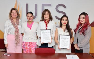 Firman UES y ECOCE convenio para promover reciclaje y economía circular en comunidad universitaria