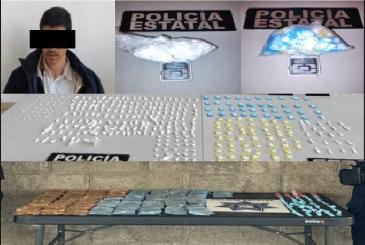 Acciones coordinadas de la PESP dejan aseguramientos de droga y detenciones en Sonora