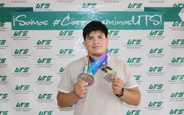Estudiante de la UTS gana dos bronces en Olimpiada Nacional Conade 2026