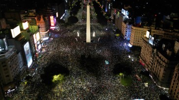 Argentina celebra pase a la final del Mundial tras vencer a Inglaterra
