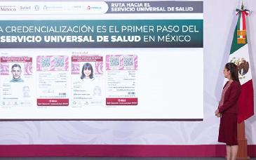 México avanza hacia sistema de salud universal con nueva credencial