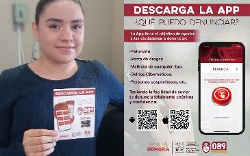 SSPC impulsa el uso de la aplicación 089 Denuncia Anónima en Agua Prieta