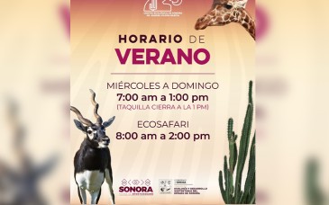 Centro Ecológico de Sonora adopta horario de verano por altas temperaturas