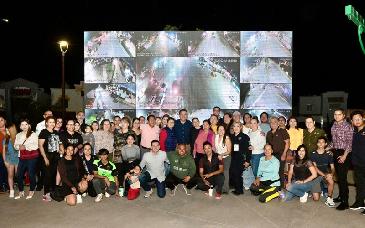 Instalan 19 cámaras de videovigilancia en Puerta Real con apoyo del Presupuesto CRECES