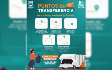 Mantienen cinco puntos fijos para depósito de basura en Hermosillo