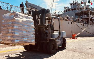 México envía nuevo barco con ayuda humanitaria a Cuba; Sheinbaum reafirma rechazo al bloqueo de EU